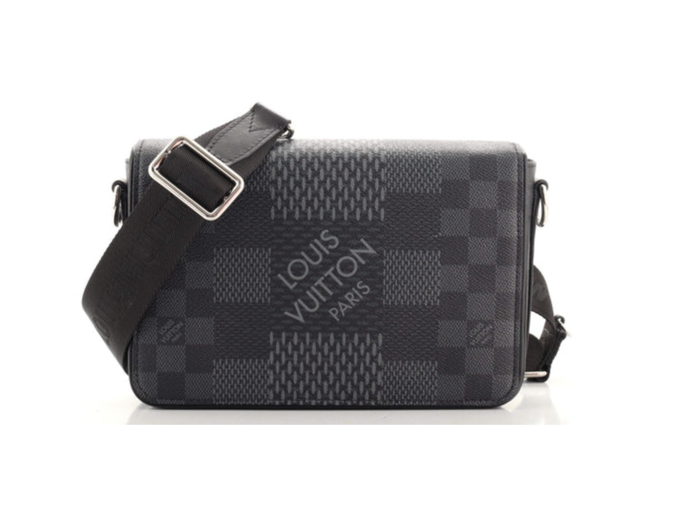 Preloved Louis Vuitton Limited Edition Damier Graphite Giant Alpha Mes –  KimmieBBags LLC