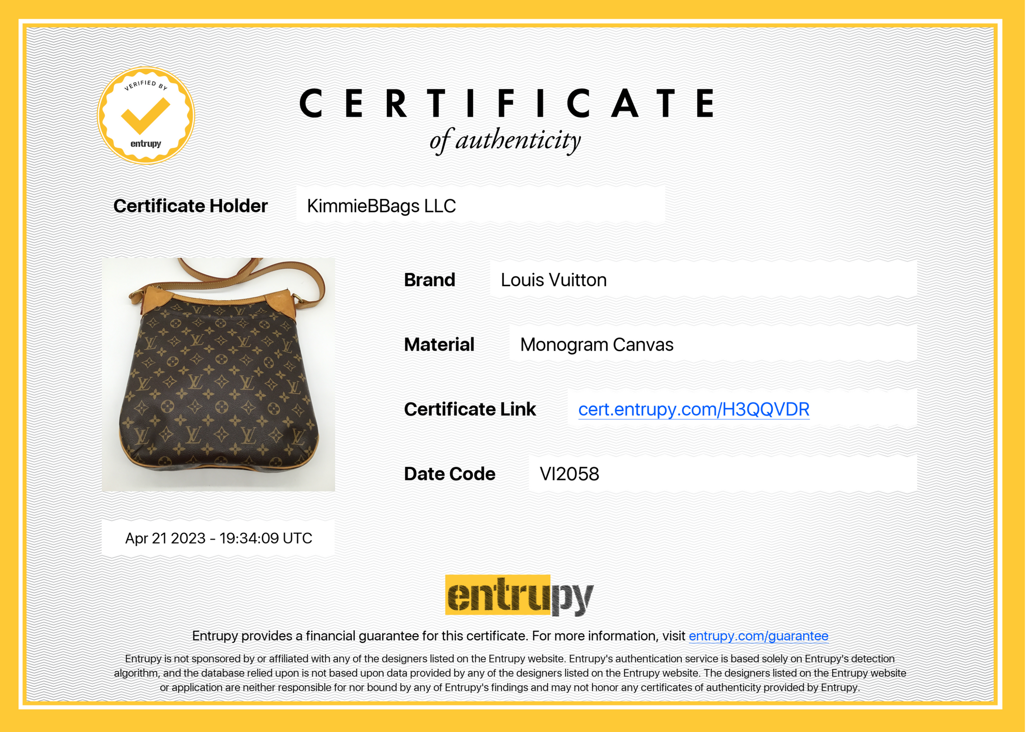 Preloved Louis Vuitton Monogram Odeon MM Crossbody Bag VI2058 080323 $ –  KimmieBBags LLC