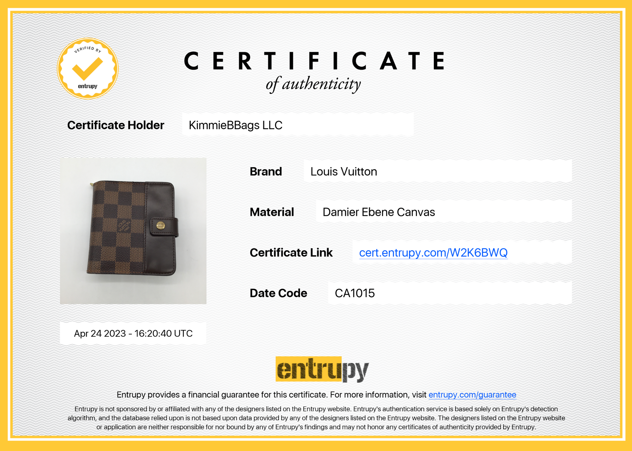 PRELOVED Louis Vuitton Mens Vintage Bifold Zipper Wallet CA1JOJ5 05042 –  KimmieBBags LLC