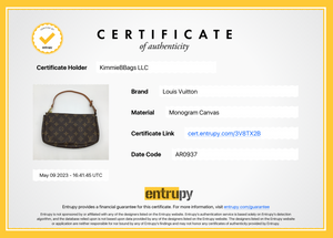 SAT SNEAK PEAK 8 PRELOVED Louis Vuitton Monogram Accessories Pochette Bag AR0937 051323 $300 OFF LIVE SHOW