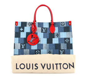 Louis Vuitton Denim Patchwork Monogram Neverfull MM in 2023