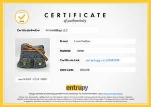 SNEAK PEAK 11 Preloved Louis Vuitton bag Monogram Denim Baggy GM SR0018 051723 $450 OFF