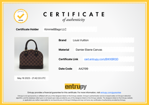 SNEAK PEAK 14 PRELOVED Louis Vuitton Alma BB Damier Ebene Handbag with Crossbody Strap 051723 - $240 OFF LIVE SHOW