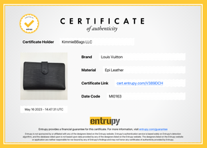 SNEAK PEAK 6 Preloved Louis Vuitton Black Epi French Wallet MI0163 051723 - $85 OFF