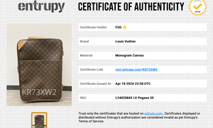 Preloved Louis Vuitton Pegase 55 Monogram Suitcase KR73XW2 0505324 B