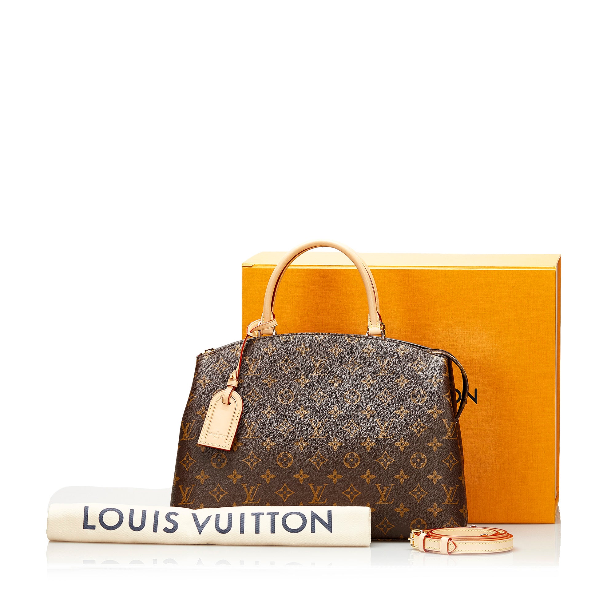 Louis Vuitton Grand Palais Handbag Monogram Empreinte Leather with