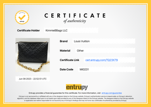 Preloved Louis Vuitton Black Lambskin Monogram Coussin PM MI0231 062423