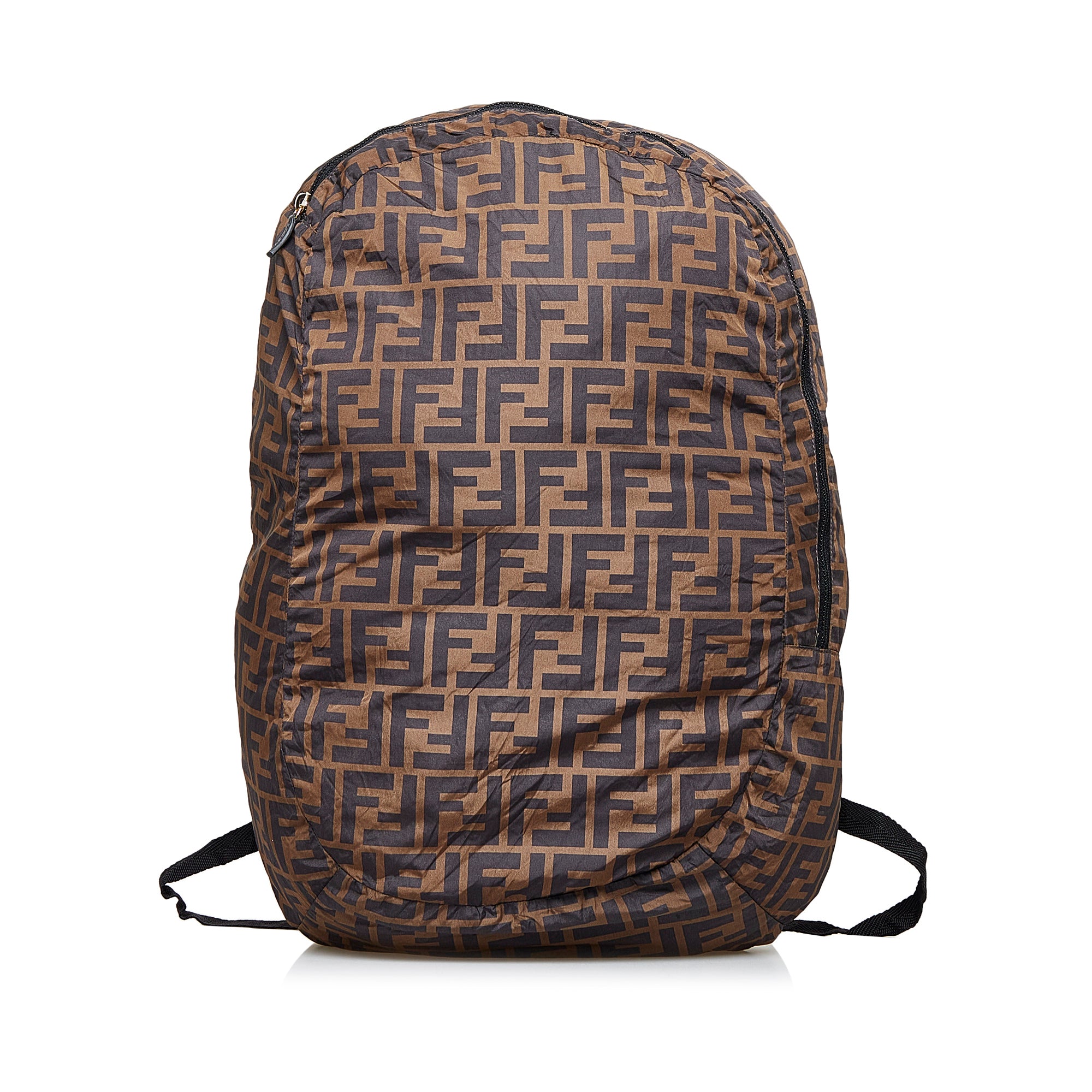 Fendi Zucca Backpack Brown Nylon Leather FENDI ZUCCA BACKPACK | Mercari main image 3