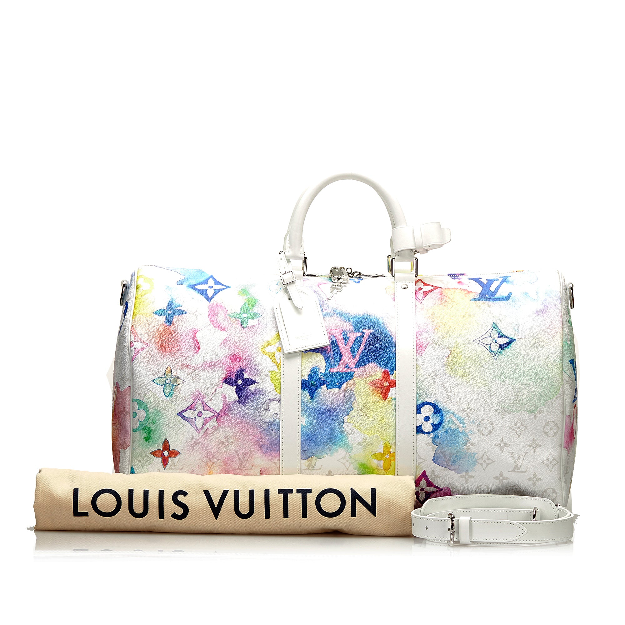 Louis Vuitton 2023 Monogram Playground Keepall Bandoulière w/ Strap - Yellow  Weekenders, Bags - LOU770400