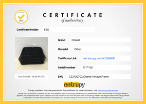 Preloved Chanel Black Tweed and Leather Frame Bag 7738008 011223