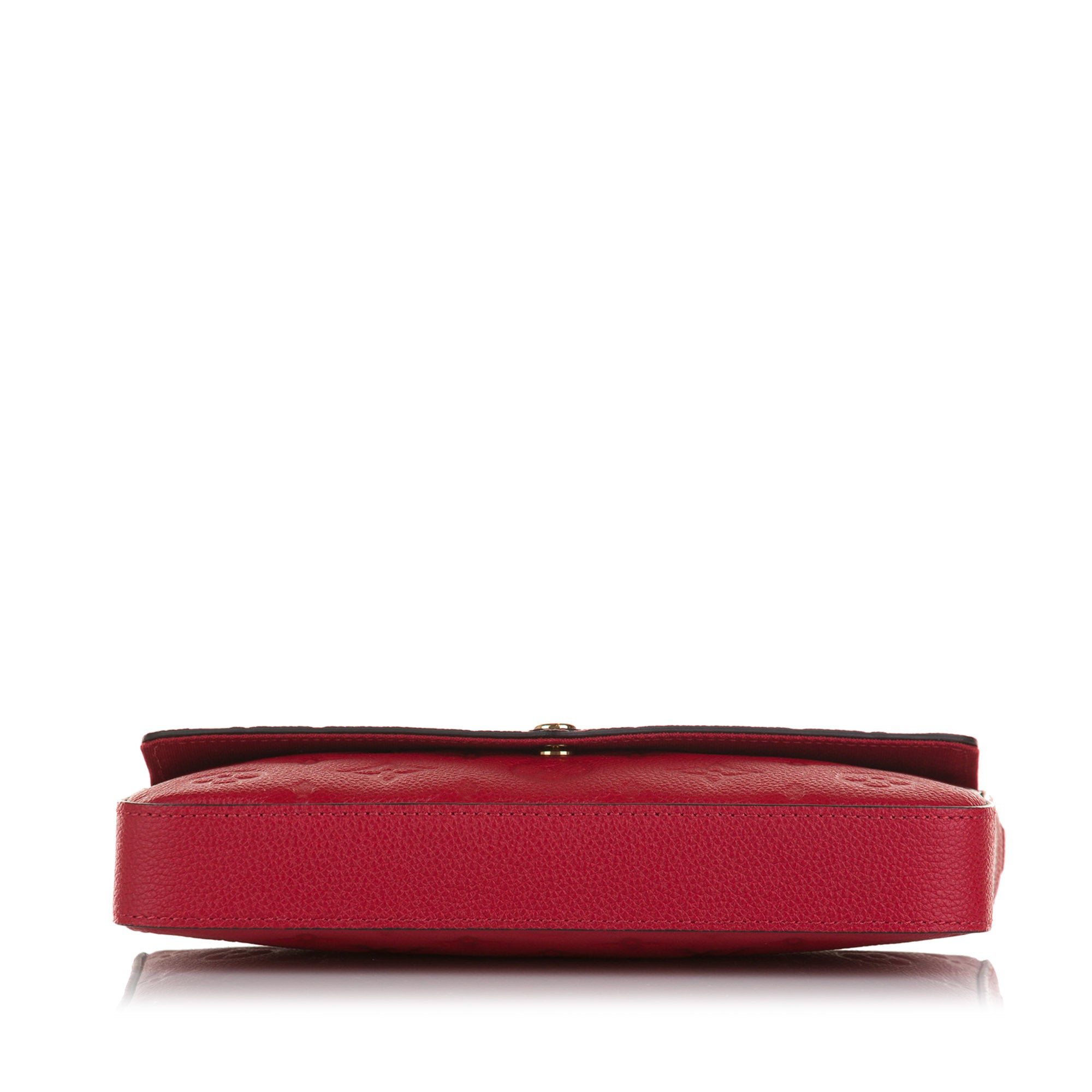 Preloved Louis Vuitton Felicie Pochette Red Empreinte Leather Bag SP0198 060623