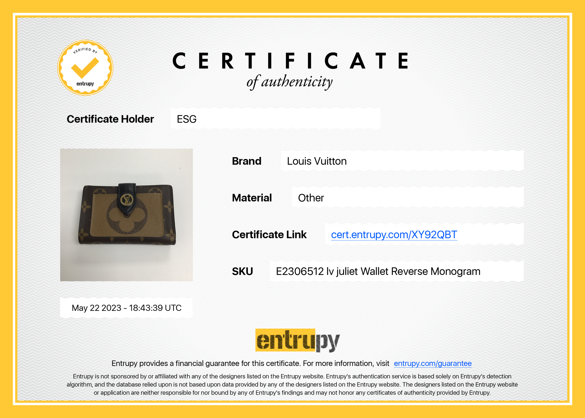 Louis Vuitton  Brown Leather ref.1012135 - Joli Closet