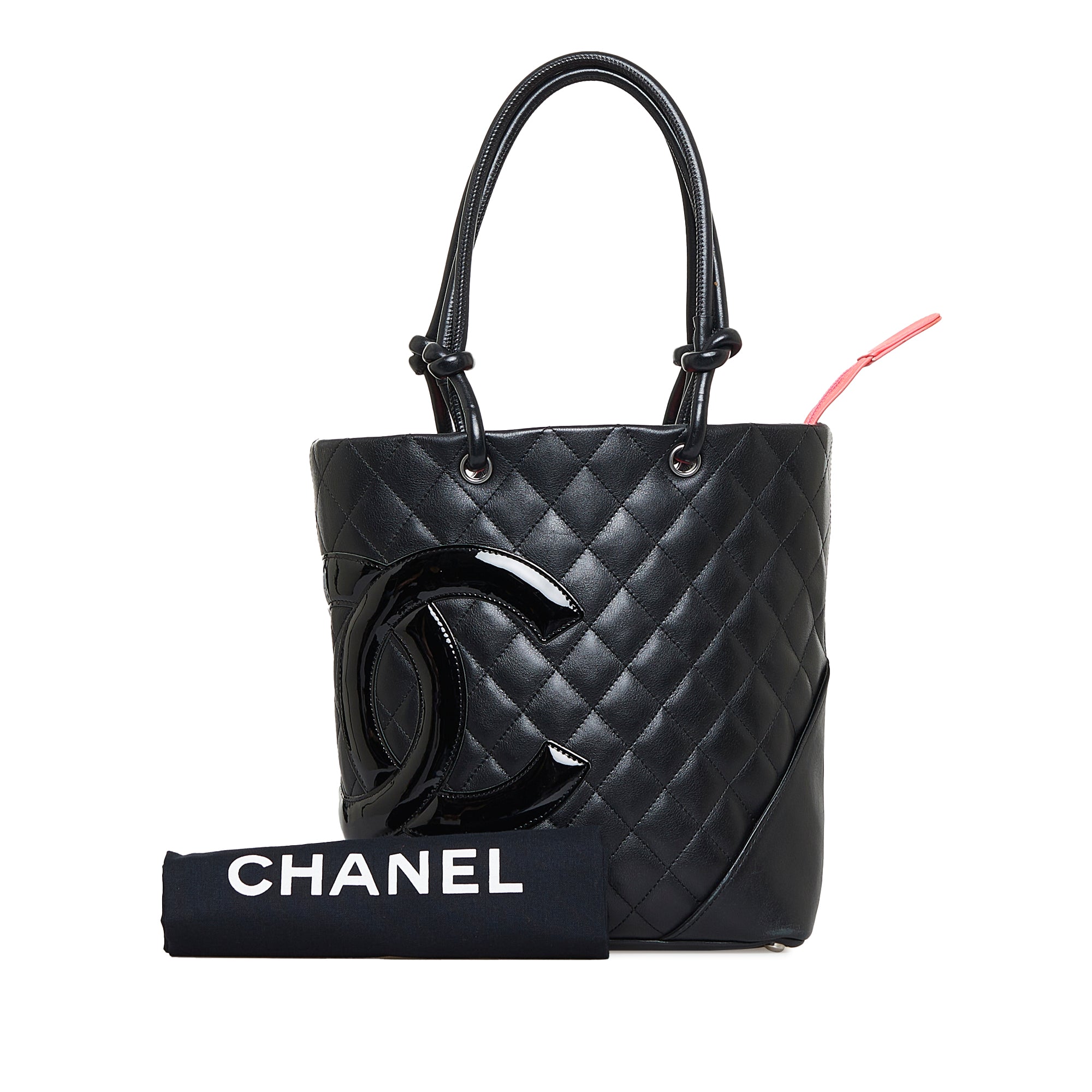Chanel Cambon beige bag Black Leather ref.1036221 - Joli Closet