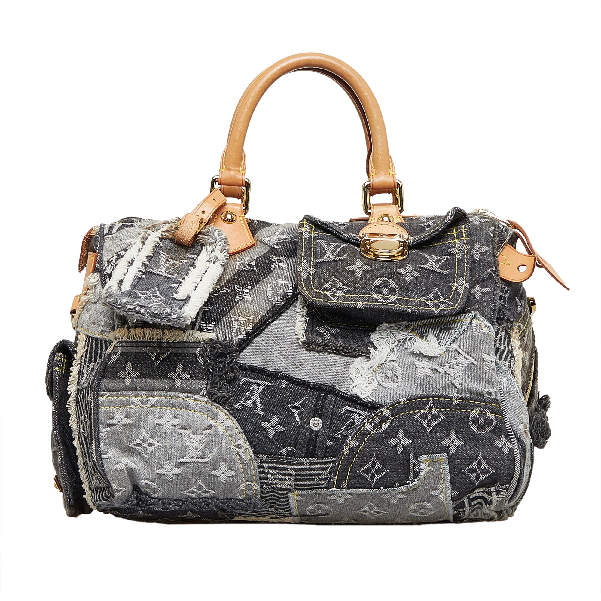 Authentic Louis Vuitton limited edition grand sac tapestry tote