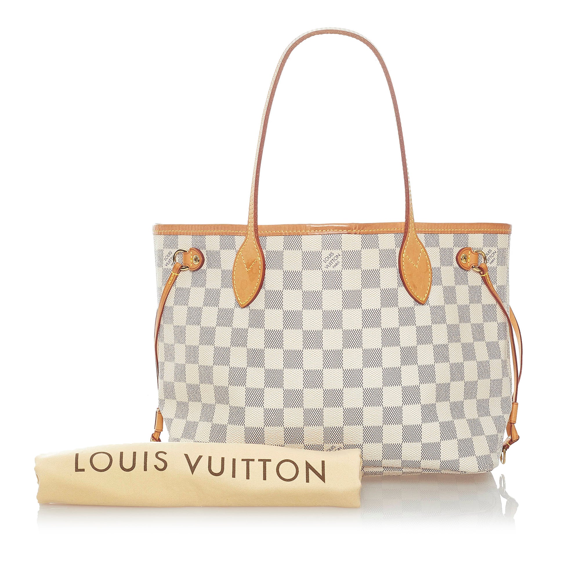 AUTHENTIC Louis Vuitton Totally PM Damier Azur Preowned – Jj's
