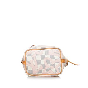 Louis Vuitton 2017 Pre-owned Damier Azur Tahitienne Mini Noe Shoulder Bag - Neutrals