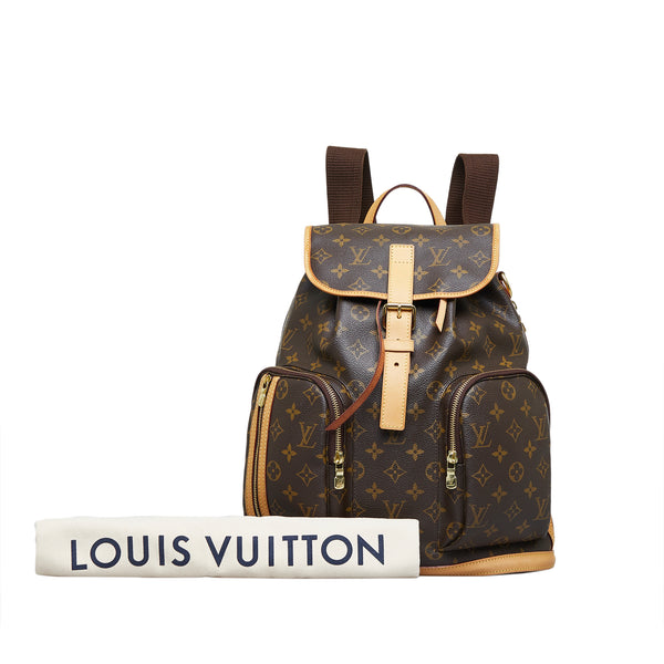 Louis Vuitton Bosphore Backpack Monogram Canvas Brown