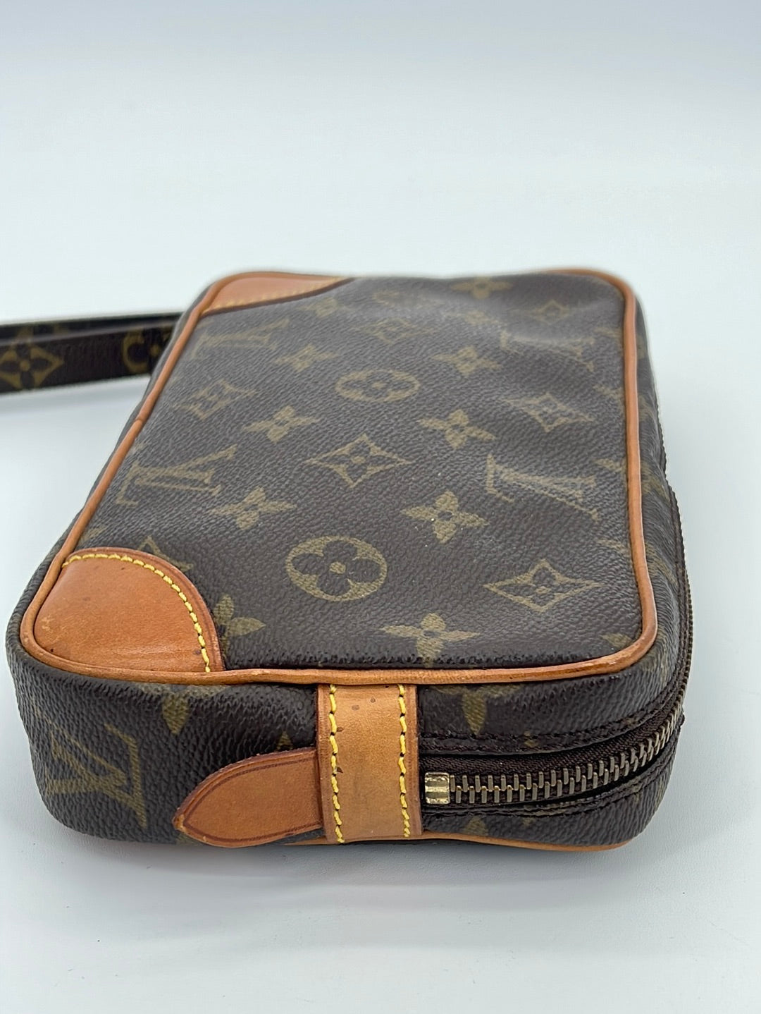 Louis Vuitton, Bags, Authentic Louis Vuitton Monogram Pochette Marly  Dragonne 22 Wrist Pouch