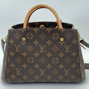 Louis Vuitton Montaigne Bb Monogram Canvas Satchel Bag