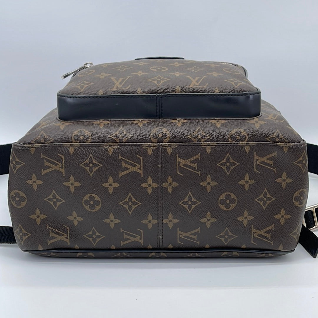 Louis Vuitton Josh Monogram Canvas Backpack Bag Brown