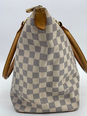 Preloved Louis Vuitton Damier Azur Canvas Saleya mm Bag FL0038 050523 Off Deal