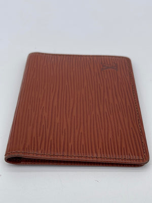 Vintage Louis Vuitton Men's Brown Epi Canvas Leather Slim ID Holder MI –  KimmieBBags LLC