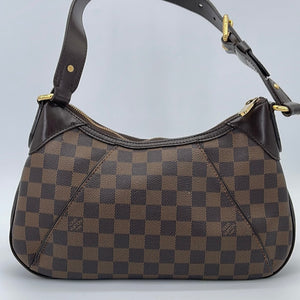 Authentic Louis Vuitton Damier Ebene Thames GM Shoulder Bag