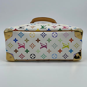 Louis Vuitton Multicolor Trouville Bag - White Monogram – Sis D'Luxe