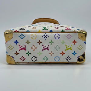 Preloved Louis Vuitton Trouville White Multicolor Monogram Bag MI0065 – KimmieBBags LLC