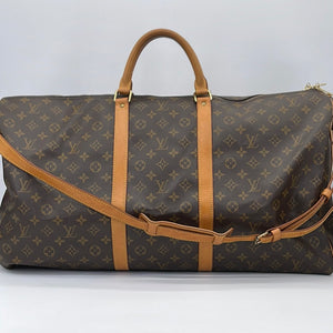 Vintage Louis Vuitton Keepall 60 Monogram Bandolier Bag VI0924 062023