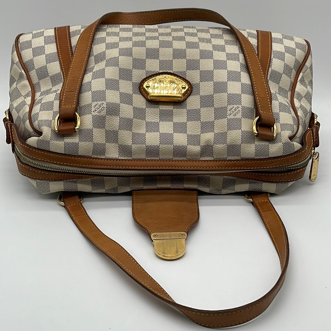 Louis Vuitton Damier Azur Stresa PM - White Shoulder Bags, Handbags -  LOU800094
