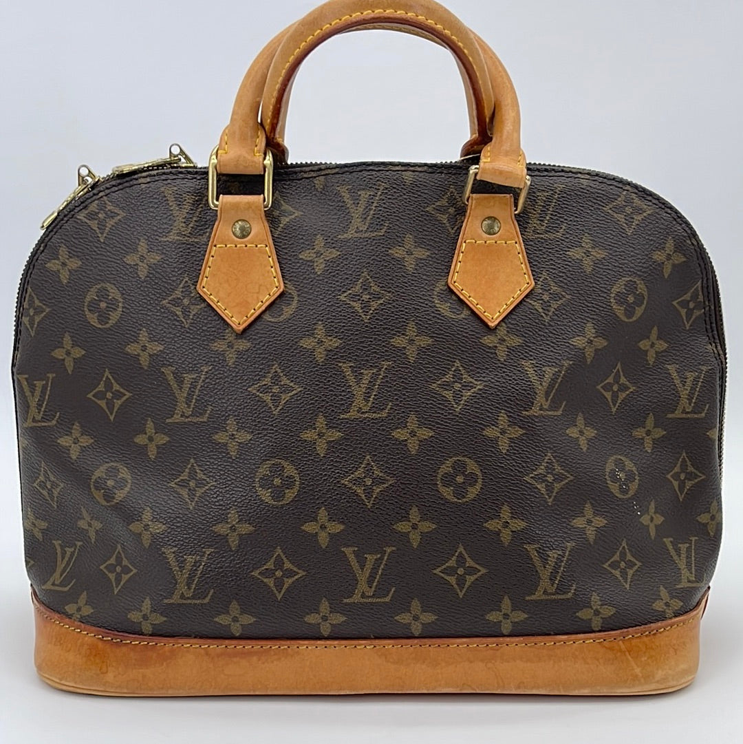 PRELOVED Louis Vuitton Macassar Monogram S Lock Sling Bag 9WJ7C46