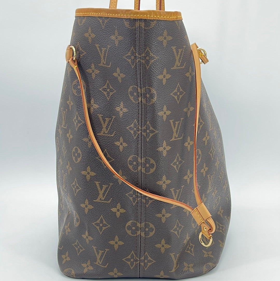 Louis Vuitton, Bags, 00286 Louis Vuitton Monogram Sac Plat Grocery Bag  Tote Carry All Never Full