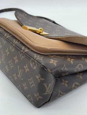 Preloved Louis Vuitton Marignan Monogram Canvas with Tan Leather Handbag SD0138 070323