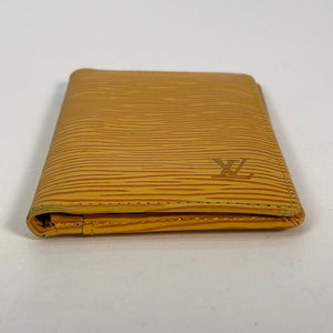 Louis Vuitton 1996 Epi Leather Bifold Wallet - Yellow Wallets
