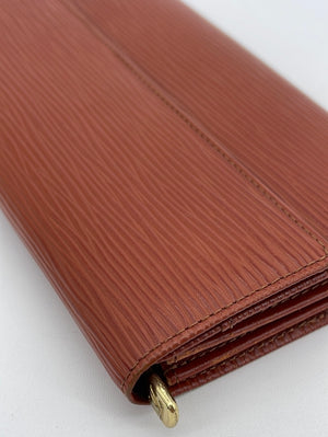 Leather wallet Louis Vuitton Brown in Leather - 33674528