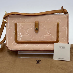 Preloved Louis Vuitton Mallory Square Blush Monogram Vernis Shoulder B –  KimmieBBags LLC