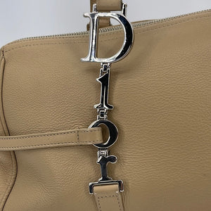 Preloved Christian Dior Beige Leather Shoulder Bag 116BM1024 042523 - $100 OFF DEAL