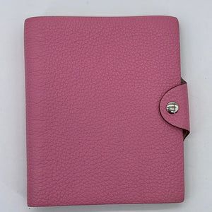 Preloved Hermes Pink Ulysses Taurillon Clemence Leather Agenda / Day Planner BH2CRM9 072623