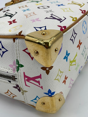 Pre-Owned Louis Vuitton White Monogram Multicolor Trouville Hand Bag 2 – AV  Luxury