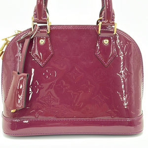 Purple Louis Vuitton Vernis Alma PM Handbag