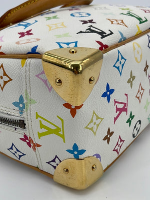 转新号 MC25156）LV Monogram Multicolor White Trouville Handbag_SALE_MILAN  CLASSIC Luxury Trade Company Since 2007