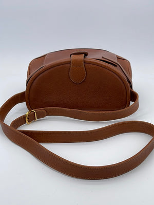 Vintage RARE Gucci Brown Leather Crossbody Bag 14061339 051823