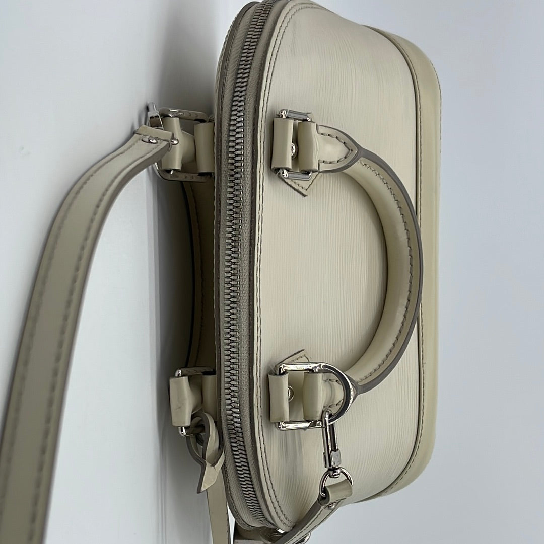 Louis Vuitton Grey Anthracite Epi Alma BB Crossbody Bag – I MISS YOU VINTAGE