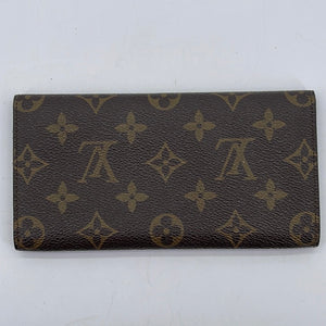 998 Authentic Louis Vuitton Checkbook Style Wallet Rip On Inside
