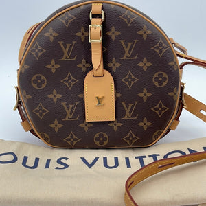 Louis+Vuitton+Boite+Chapeau+Crossbody+Brown+Canvas for sale online