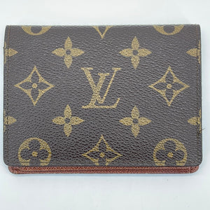 PRELOVED Louis Vuitton Monogram Canvas Card Case AN0950 060823