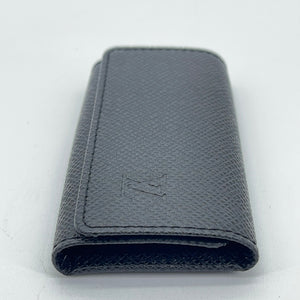Louis Vuitton Black Taiga Leather Club Key Holder - Yoogi's Closet