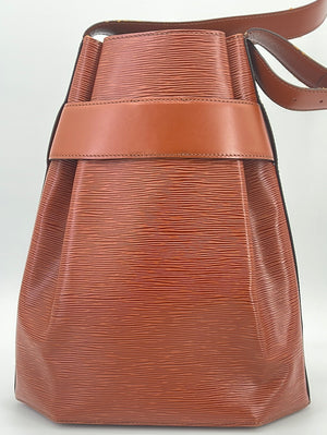 Vintage Louis Vuitton Sac D'epaule PM Red Epi Leather Shoulder Bag For Sale  at 1stDibs