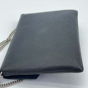 Preloved Louis Vuitton Black Leather Mylockme Chain Pochette TA1139 06 –  KimmieBBags LLC